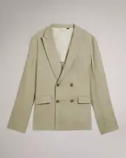 Ted Baker Oadby Textured Linen Blend Blazer Size 6-UK/2XL NWT $575
