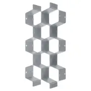 8 Pcs Plastic Adjustable Separator Drawer Organizer Divider, Grey