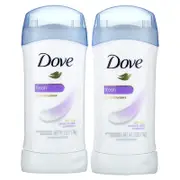 Dove, Antiperspirant Deodorant, Fresh, 2 Pack, 2.6 oz (74 g) Each