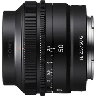 【SONY 索尼】SEL50F25G FE 50mm f/2.5 G 標準定焦鏡 (公司貨)