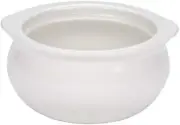 Great Credentials French Soup Crock Bowl, 12 oz, Set of 2 White