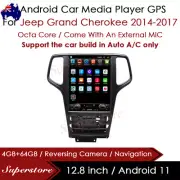 12.8” Android 13 Car tesla style gps carplay Head Unit For Jeep Grand Cherokee