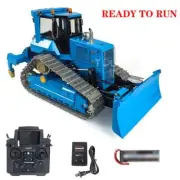 LESU 1/14 Aoue DT60 Crawler Dozer RC Hydraulic Bulldozer RTR Model Pump Lights
