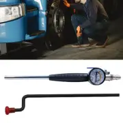 Tire Inflator Rod with Pressure Gauge Air Pump Nozzle for Truck RV Bike