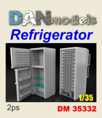 Dan Models 35332 1:35 Refrigerator 2pcs Diorama building kit