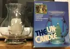 Corning Pyrex Un-derwater Un-Candle Set #152 Nautilus Glass NIB Vintage 1970's