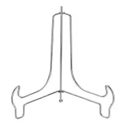8 Inch Plate Stands for Display Iron Folding Holders for Book Picture, Gold Tone