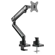 Brateck Single Monitor Aluminium Slim Mechanical Spring Monitor Arm Fit Most 17'-32' Monitor Up to 8kg per screen VESA 75x75/100x100 LDT20-C012