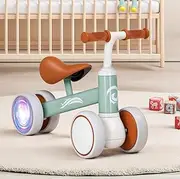 Advwin Baby Balance Bike Kids First Bike with Colorful Lighting Ride On Toy for Toddlers 1-3 Year Old Boys Birthday Gift