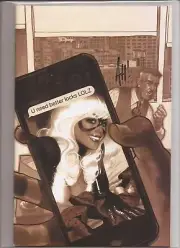 THE AMAZING SPIDER-MAN #1 - CSA SEPIA COVER - SIGNED BY ADAM HUGHES - W/ DF COA