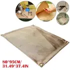 Fireproof Camping Grill Mat Grill Stove Mat Fire Pit Fireproof Ember Mat Blanket