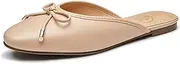 [Trary] Mules for Women 2024, Womens Mules Slip on Comfortable Bow Pointed Toe Womens Loafers, Backless Flats Mules Shoes for Women with Knot