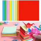 100 Pcs Square Paper Folding Paper Colorful Paper for Kids Fold Flowers
