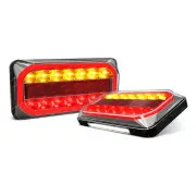 LED Autolamps Stop Tail Indicator Reflector Light 50 LED Lamp 40cm Cable Kit