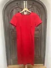 Brooks brothers Dress Red size 8 never Worn
