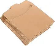 COHEALI 50Pcs Paper CD Sleeves Durable Storage Envelopes for DVDs Protects Against Dust Scratches for Home Office Business Use