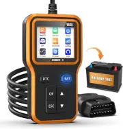 OBD2 Scanner with Upgrade Battery Tester - Diagnostic Tool for Cars That Check E
