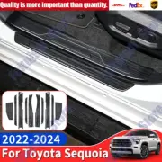 For 2022-2024 Toyota Sequoia Stainless Steel Threshold Protective Cover Tuning