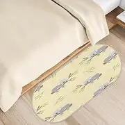 [SEEKJOYS] Shag Area Rugs for Bedroom Living Room Decor Cute Koala Resting on The Tree Indoor Ultra Soft Fuzzy Plush Rug 50x120cm Lovely Koala Shaggy Throw Rug Anti-skid Fluffy Carpet