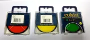 3x Cokin Ø72mm Filters Black & white Photography : Yellow, Orange, Green -M100
