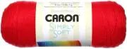 Caron Simply Soft Solids Yarn-Red H97003-9729