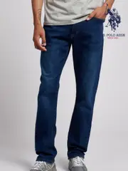 U.S. Polo Assn. Blue Mens 5 Pocket Denim Jeans (B76573) | $150