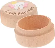 GARVALON Box Teeth Keepsake Box Tooth Holder Durable Smooth Finish for Nursery Storage
