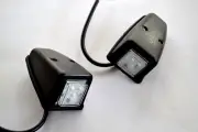 # 2 x Front Corner LED White Lights Cabin Roof Markers for DAF MAN Scania Volvo
