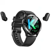 1.39 Inch Waterproof Bracelet Support Bluetooth Call / Nfc / Heart Rate Black Smart Watches