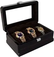 Watch Display Box 3 Case Wooden Watch Box Storage Box Watch Display Stand Bracelet Jewelry Watch Storage Box Watch Storage Organizer Watch Cases for Men FANDIAO