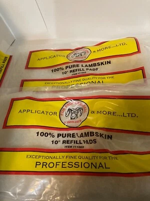 Applicator & More Lambskin Floor Finishing Applicators Replacement Pads 10 in.
