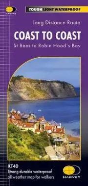 Coast to Coast: St Bees to Robin Hood's Bay Folded Book