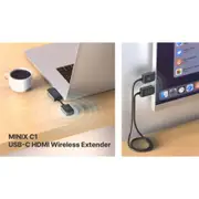 MINIX NEO C1 1080P 60Hz USB-C to HDMI Wireless Display Dongle, Extender up to 50m - Flexible Display Options, Mirroror Extend Mode - Plug-and-play [C1]