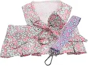 Stylish Harness Leash Set Decorative Harness Dress for Puppies Leash for Dogs
