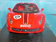Ferrari 458 Challenge 2010 Racing Red/Black & Red trim Decals Bburago 1:24th Sc