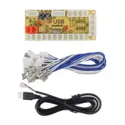 Zero Delay Arcade USB Encoder PC to Joystick Button Kit DIY For MAME 4.8MM Kit.