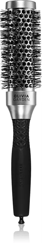 Olivia Garden Essential Blowout Classic Silver - 35 mm hair styling brush