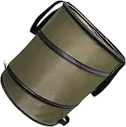 SUIOPPYUW Portable Collapsible Open Up Garden Leaf Trash Can Convenient Garden Debris Bags Household Cleaning Tool OxfordCloth, Green,24Gallons, M