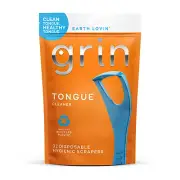 Grin Tongue Cleaner 32 Ct Adult Tongue Scraper