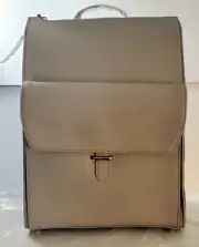 New!! Womens Samsonite Executive Leather Convertible Backpack : Color Dove Grey