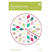 The Atomic Starburt Tree Skirt Pattern By Violet Craft Quilting Sewing Craft