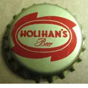 HOLIHAN'S BEER old CROWN, Bottle CAP, New Haven, CONNECTICUT, CLOSED in 1972