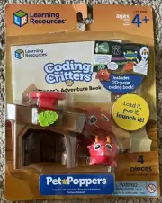 BRAND NEW Learning Resources Coding Critters Rippers Adventure Book Pet Poppers