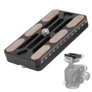 DSLR Quick Release Plate Fitment for Mirrorless Tripod PTZ Camera 60mm Scale Set