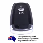 Car Key Fob 3 Button Smart Key for Ford Ranger Raptor Wildtrak 3 2018-2022 HU101