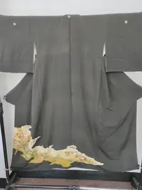 在飛比找Yahoo!奇摩拍賣優惠-【沖田屋 和裝本鋪】日本和服系列-女版正式和服(舞踊黑留袖)