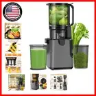 Professional Masticating Juicer with 5.8" Feed Chute & Overheat Protection