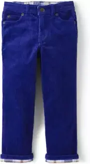 NWT Gymboree Mandy Moore Blue Corduroy Pants Boy's 18-24 Months