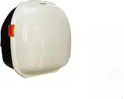 Double Buckle Motorbike Top Box with Lock， Luggage Helmet Storage Box, Motorcycle Top Case with Backrest, Expandable Motorcycle Tail Bag with Waterproof Rain Cover, Milky White