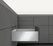 Blum 770C45S0S LEGRABOX 18" L x 7" H Full Extension Concealed - Grey